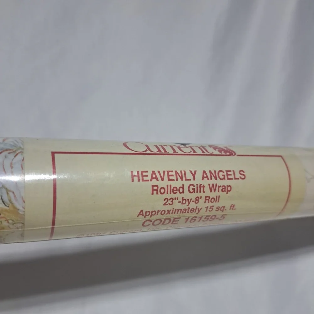 VTG Current‎ Heavenly Angels Rolled Gift Wrap 23